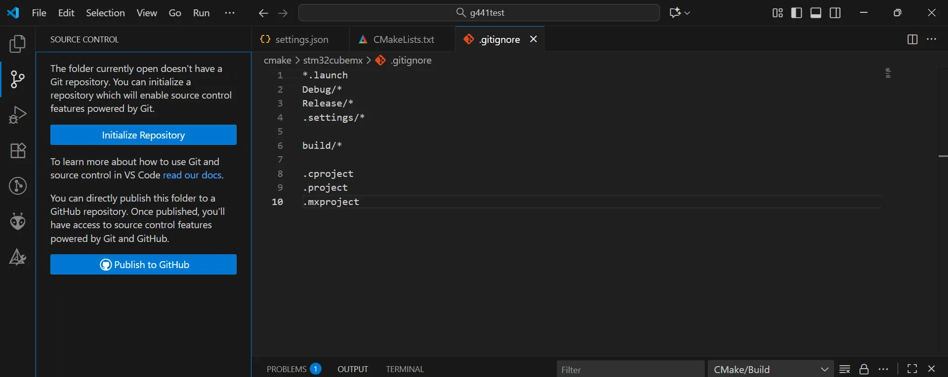 Initialize Repository