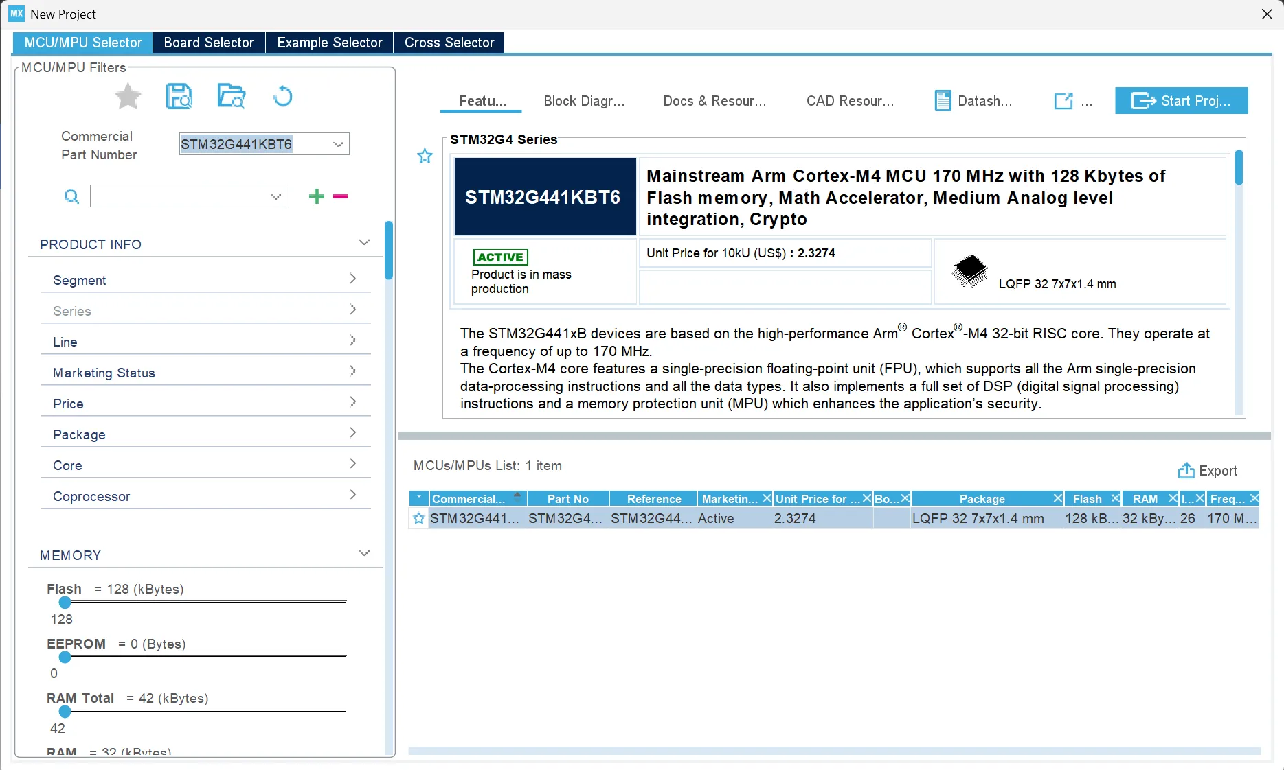 プロジェクトの作成